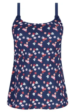 Amoena Prothesen-Tankini-Oberteil Elba 6 Amoena Prothesen-Tankini-Oberteil Elba -Dessous Geschäft Amoena Tankini Top Elba 71603 navy multi 03 1280x1280