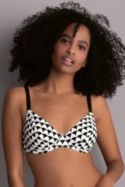 Dessous Geschäft -Dessous Geschäft Rosa Faia Bikini OT Celine 8755 1 430 schwarz weiss 02 1280x1280