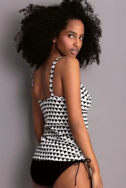 Rosa Faia Tankini-Oberteil Malaika -Dessous Geschäft Rosa Faia Tankini OT Malaika 8855 1 430 schwarz weiss 03 1280x1280