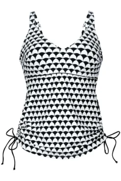Rosa Faia Tankini-Oberteil Malaika -Dessous Geschäft Rosa Faia Tankini OT Malaika 8855 1 430 schwarz weiss 04 1280x1280